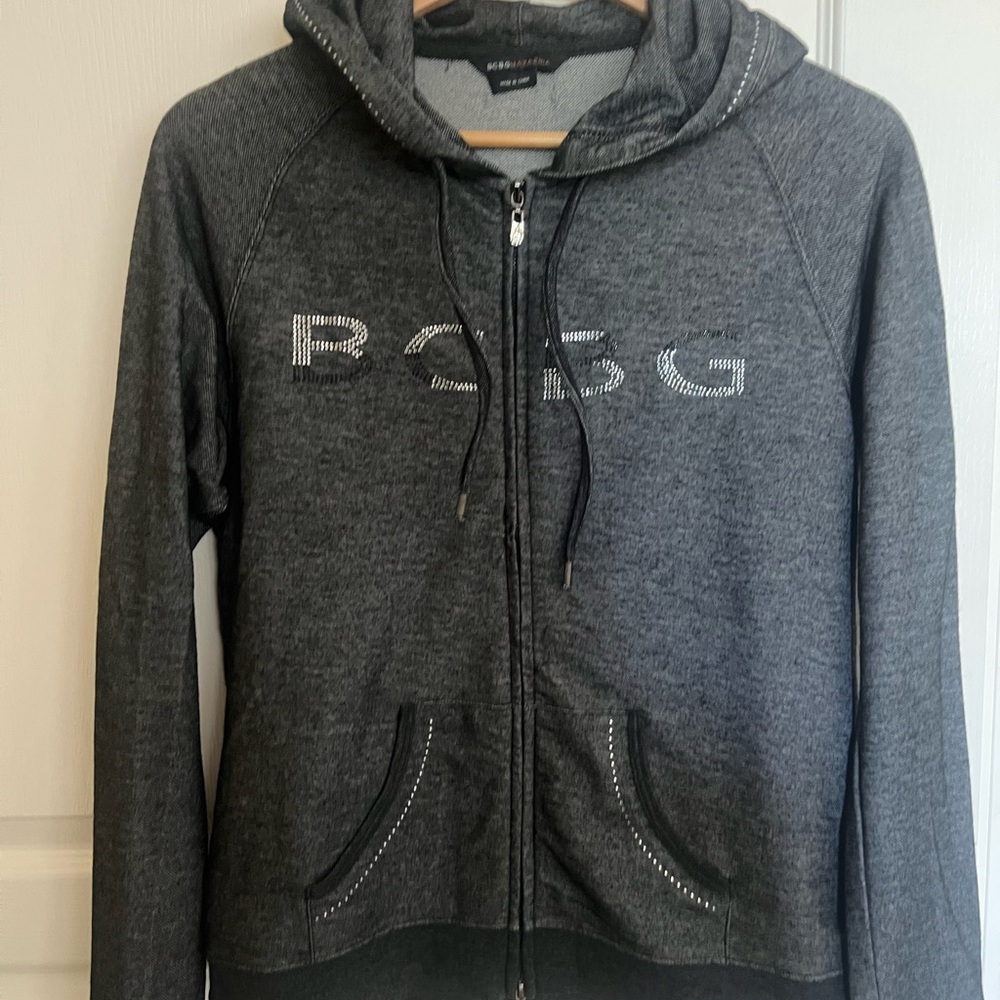 BCBGMaxAzria Charcoal Knit Jacket